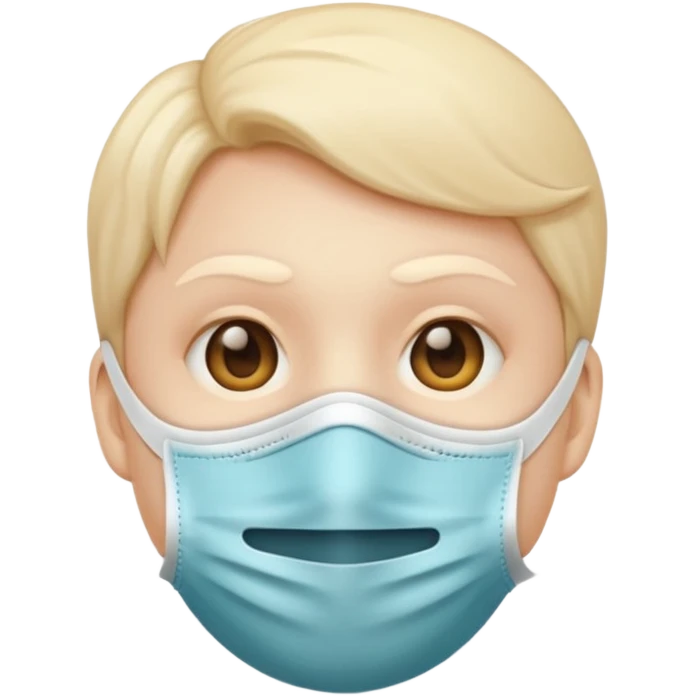Eu quero um emoji😔 a segurar uma mascara🙂 emoji