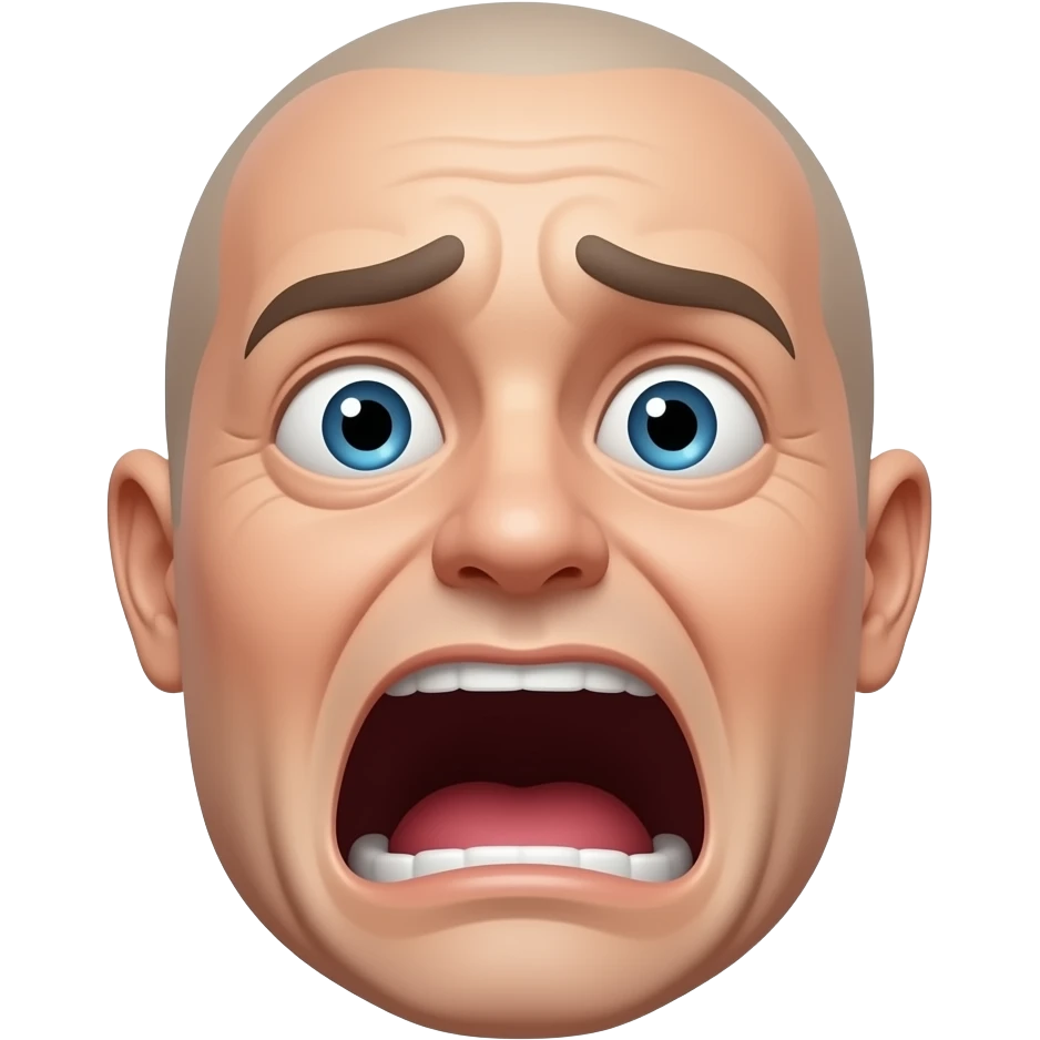 face screaming in fear emoji