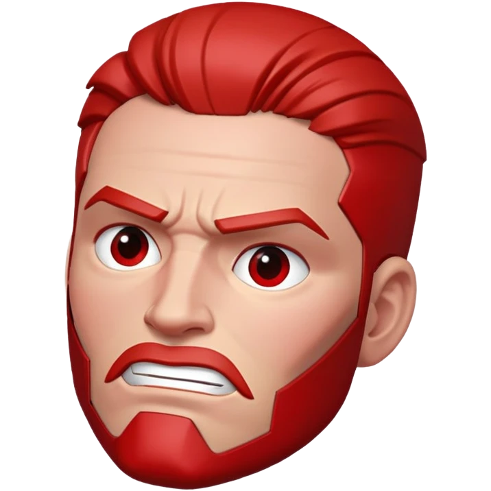 vision portrait marvel red face from captain america: civil war emoji