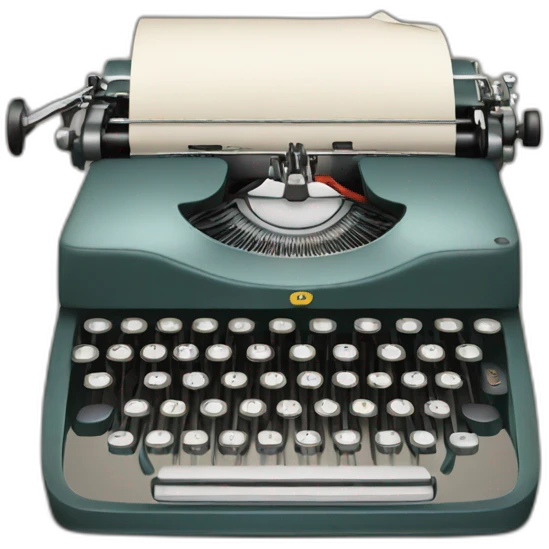 type writer emoji
