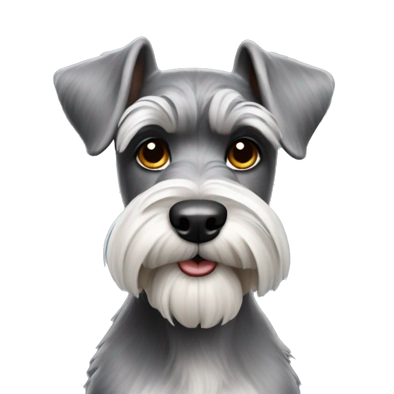 Schnauzer dog emoji