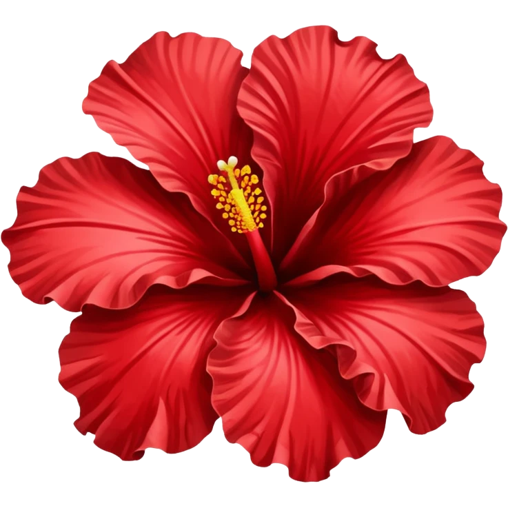 Hibiscus flower  emoji