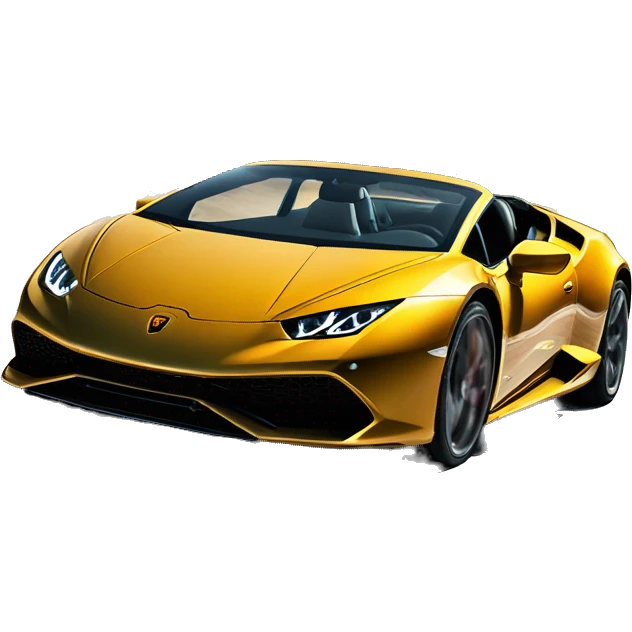 Lamborghini huracán runnig  emoji