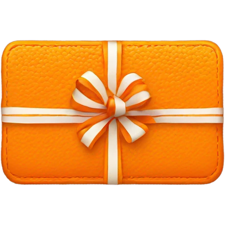 orange gift card emoji