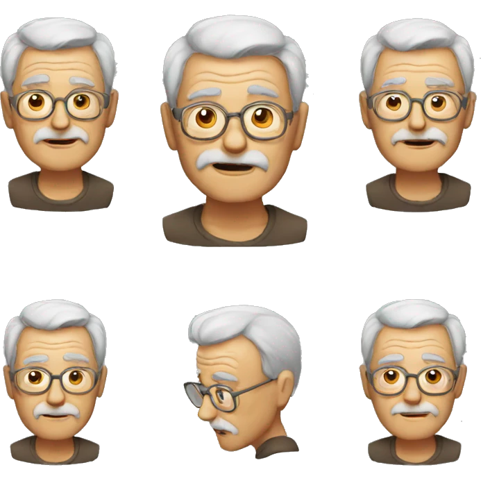 Old guy emoji