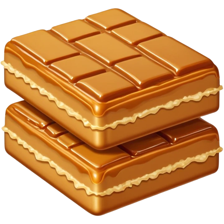 Salted caramel butter crunch bar emoji