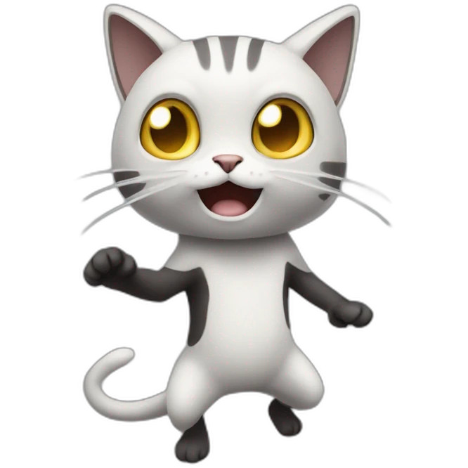 dancing-bicolor-cat-alien-pokemon-shocked emoji