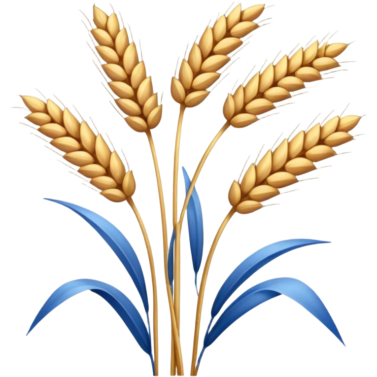 blue wheat emoji
