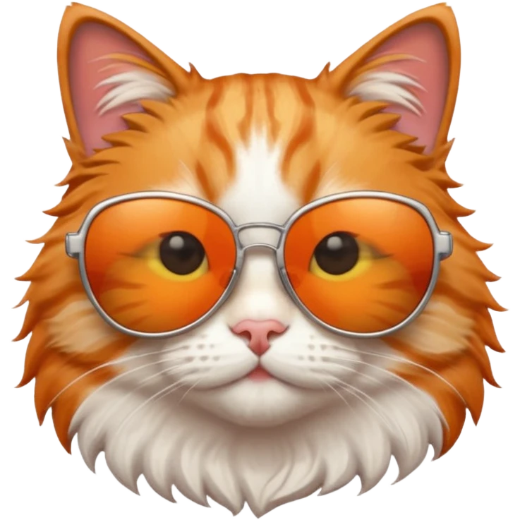 Cat wearing sunglasses emoji