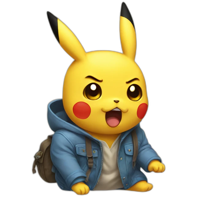 Crying-pikachu emoji