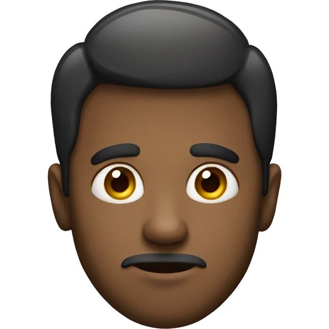 Man with big eyes emoji