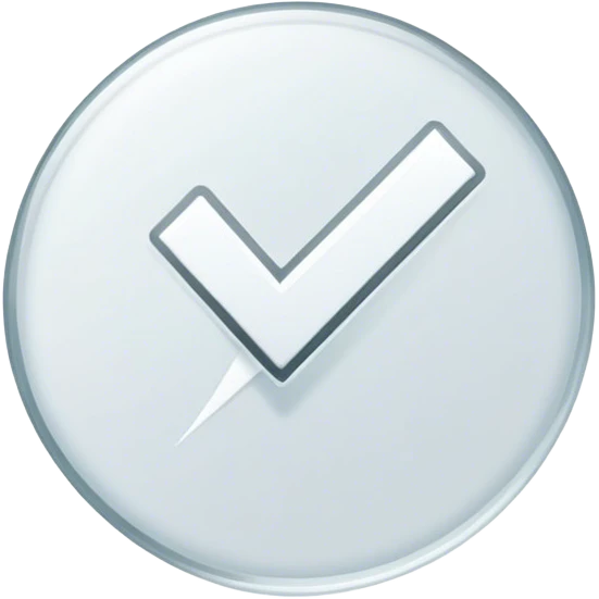 White checkmark emoji
