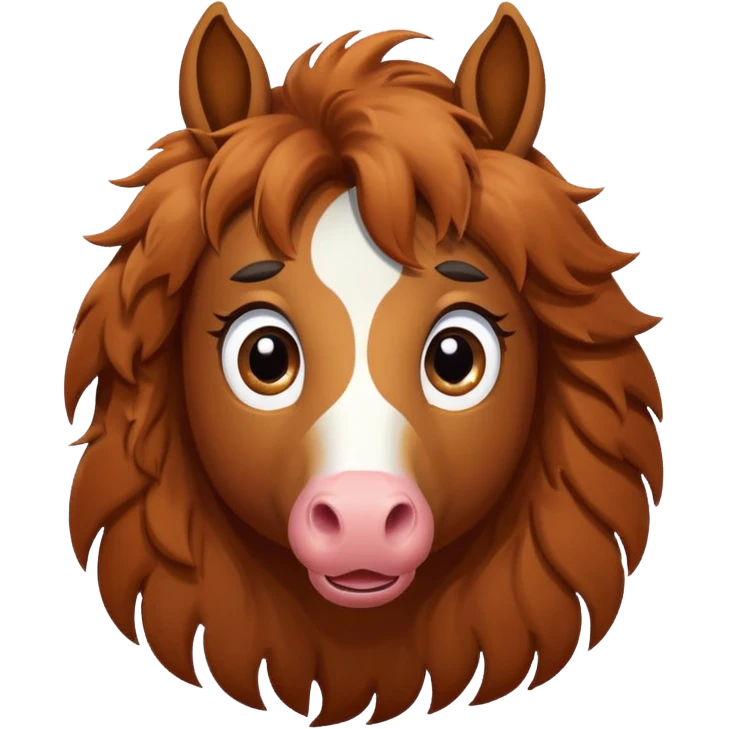 Confused horse with question marks Make it more funny  emoji