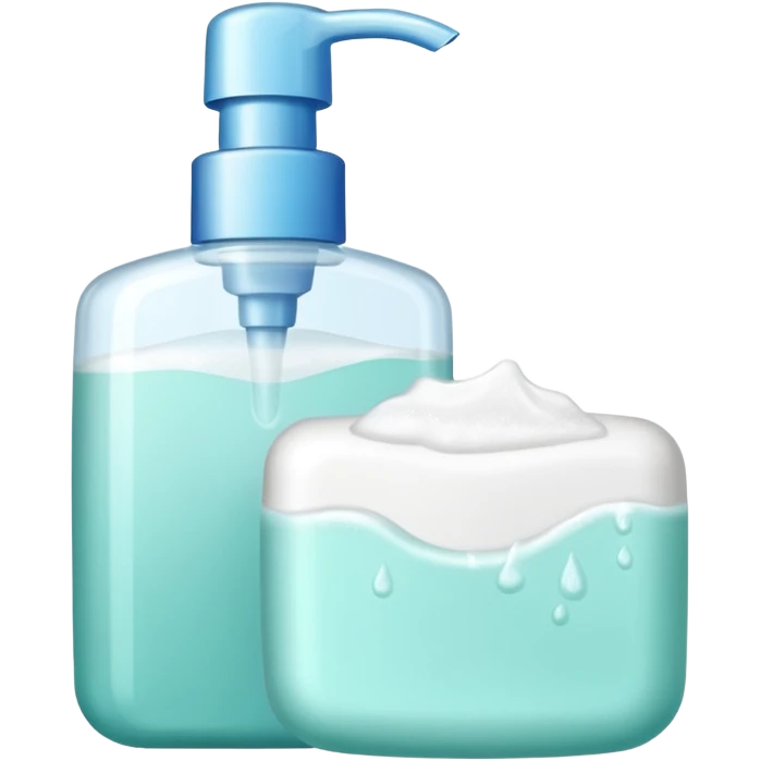 Soap and shampoo emoji
