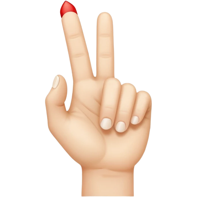 Loser hand l emoji emoji