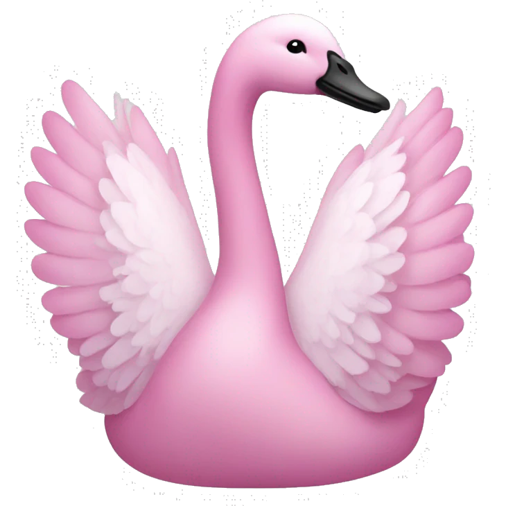 pink swan emoji