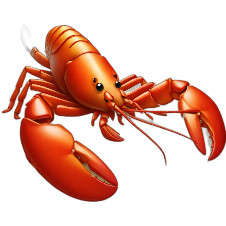 Lobster on holiday emoji