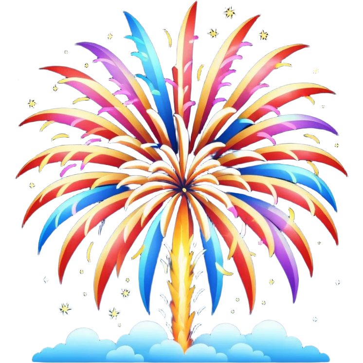 Fireworks on sky  emoji