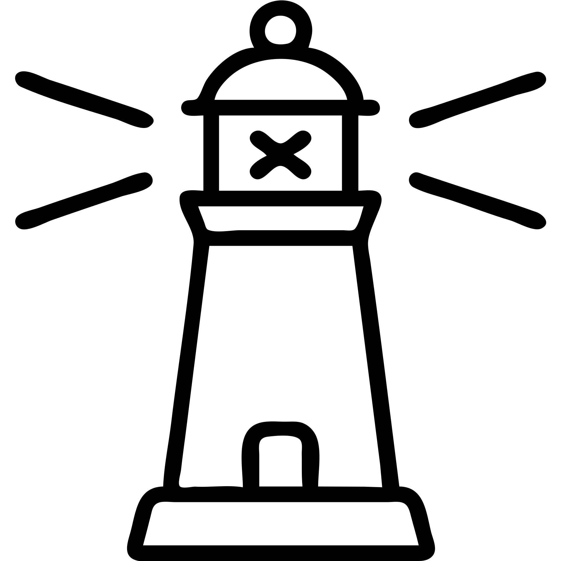lighthouse outlined icon clean lines no color modern look emoji