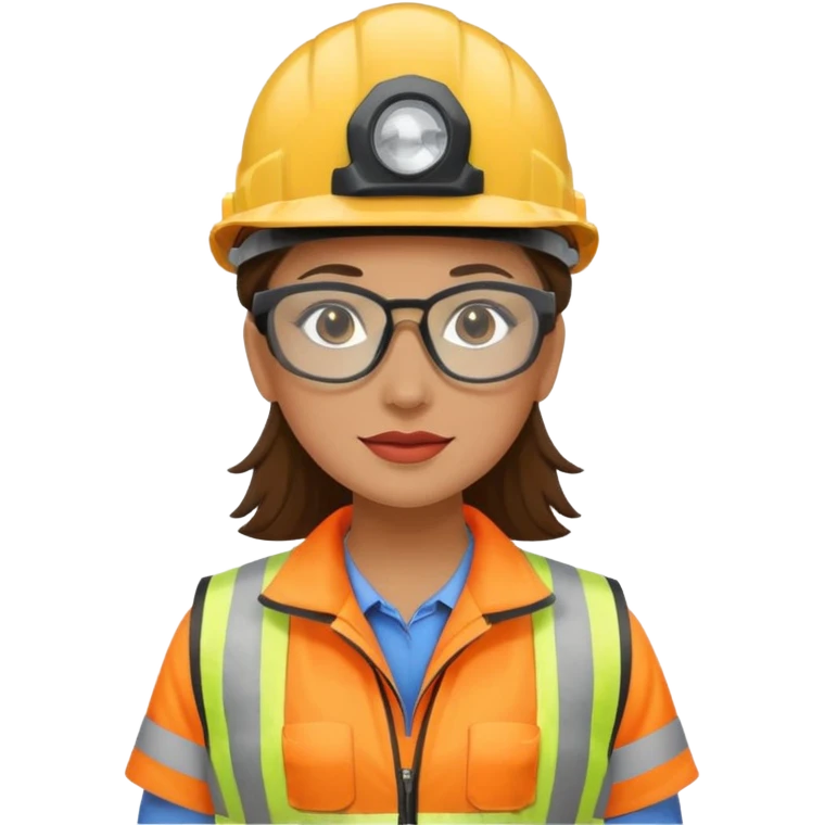 Occupational safety and health или labor protection woman emoji