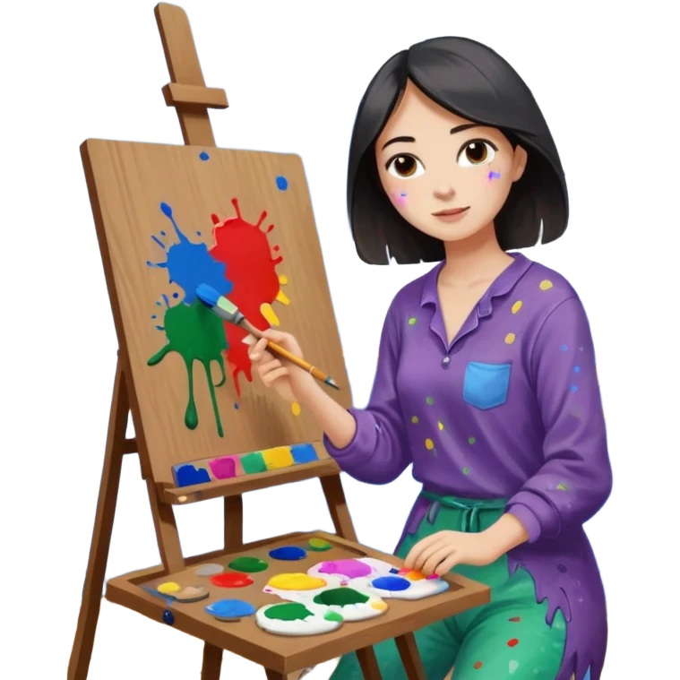 cozy art studio emoji
