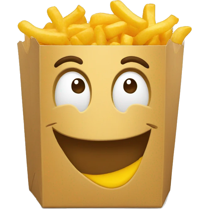 happy meal box golden emoji