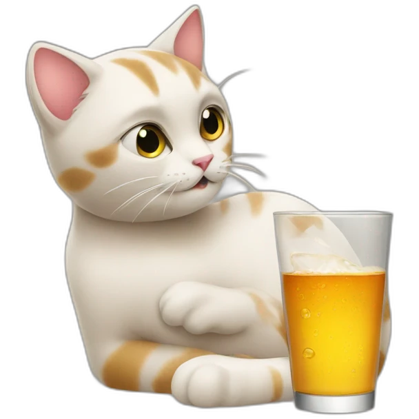 cat drink  emoji