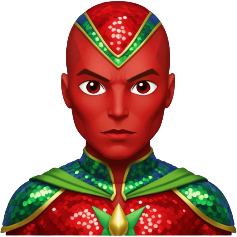 Martian Manhunter with Sequin Outfit emoji