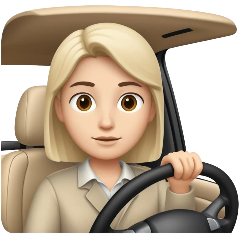 Person driving  emoji