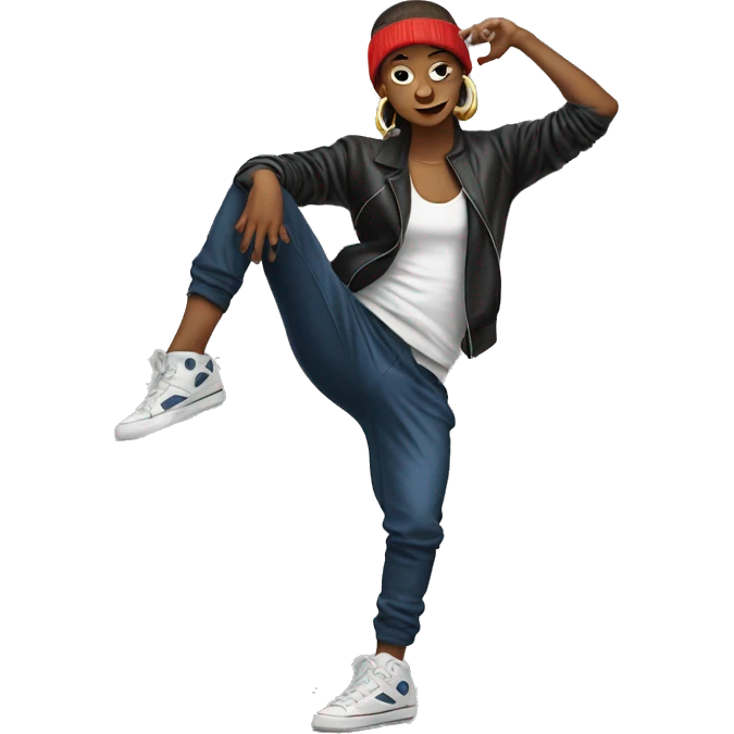 Hiphop dancer emoji