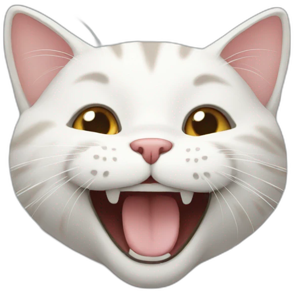 Cat happy emoji