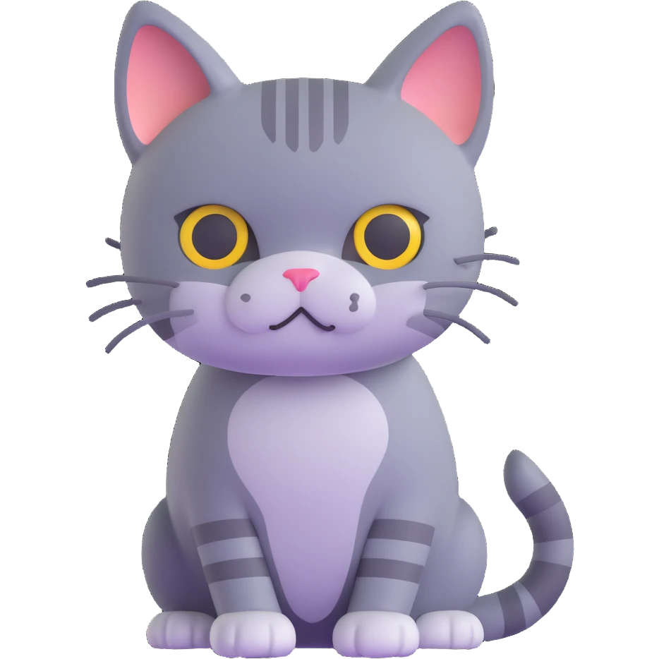 gray cat emoji