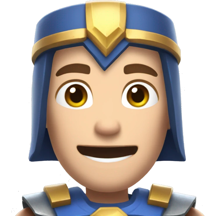 rey azul de clash royale emoji