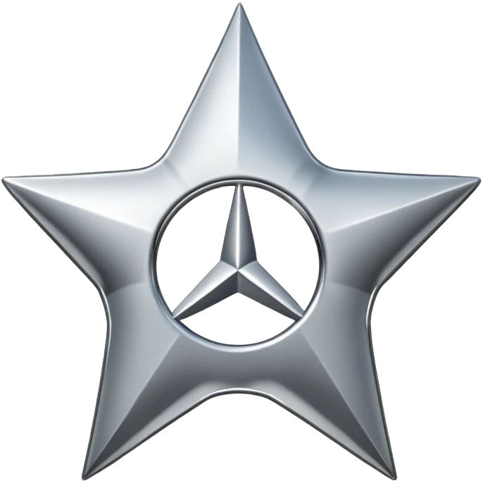 Make a Mercedes Benz logo emoji pls emoji