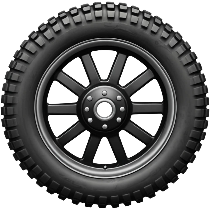 Roue arrière moto cross emoji