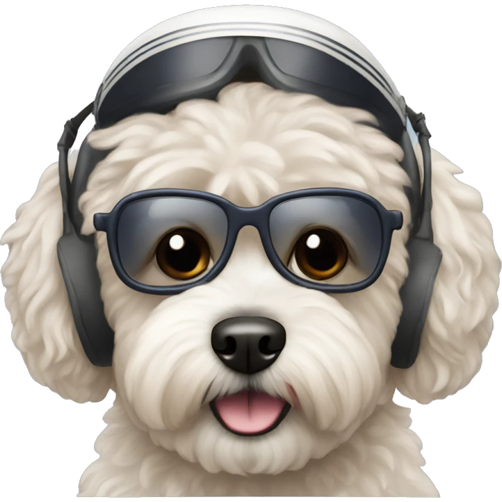 Maltipoo Pilot  emoji