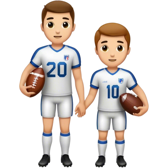 boyfriends and football emoji