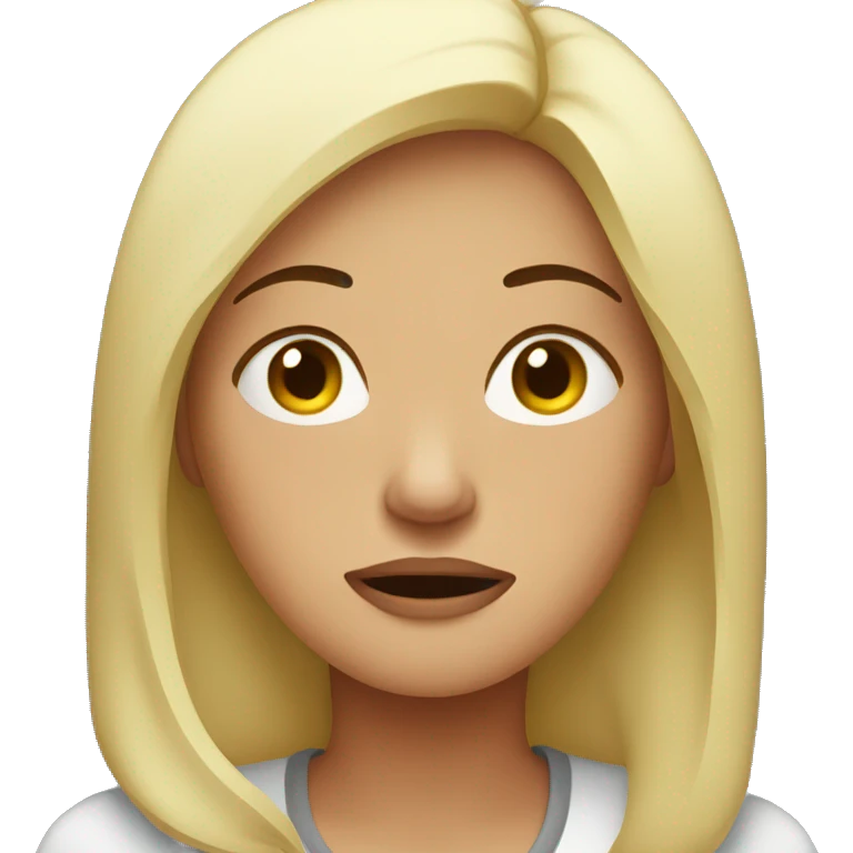 Tired woman  emoji