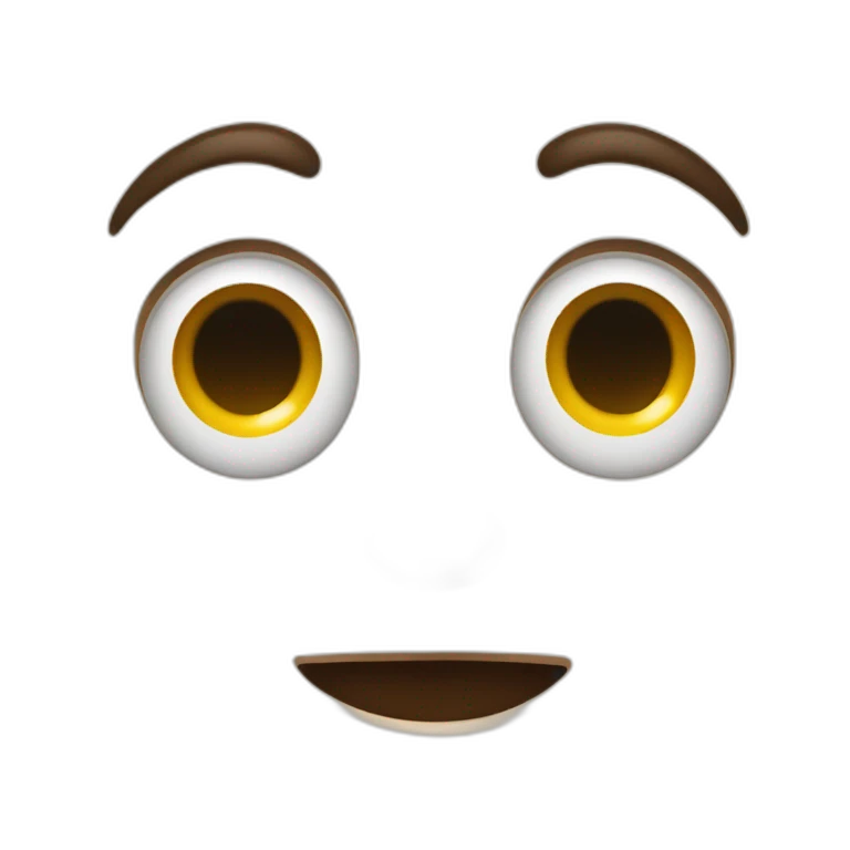 Rire avec des gros yeux emoji