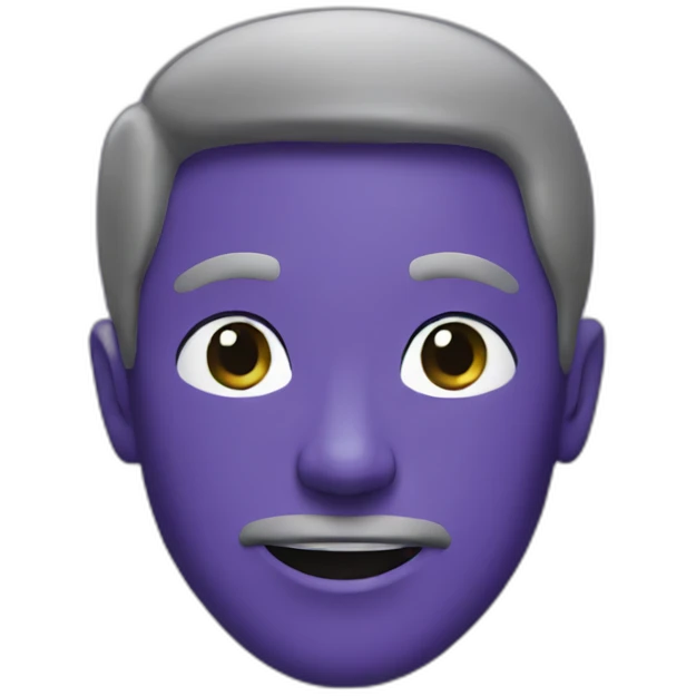 Purple guy emoji