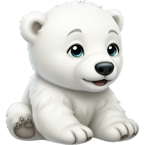 Baby polar bear emoji
