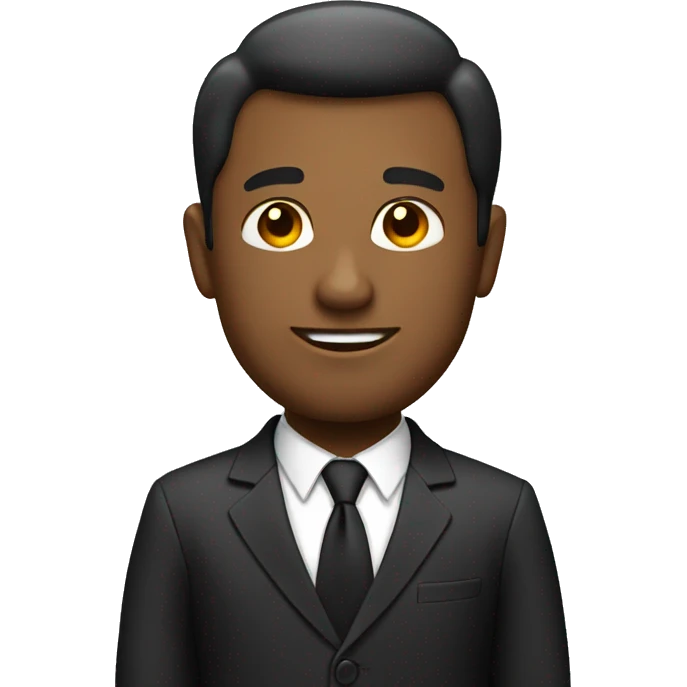 Man in a business suit emoji