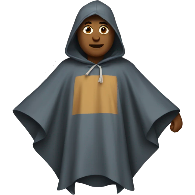 poncho emoji