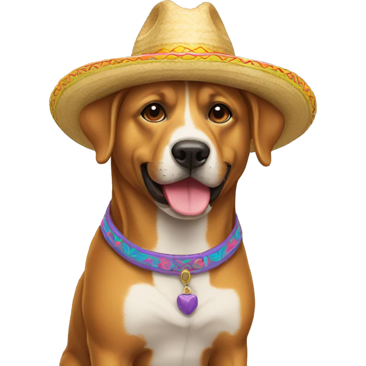 perro con sombrero emoji