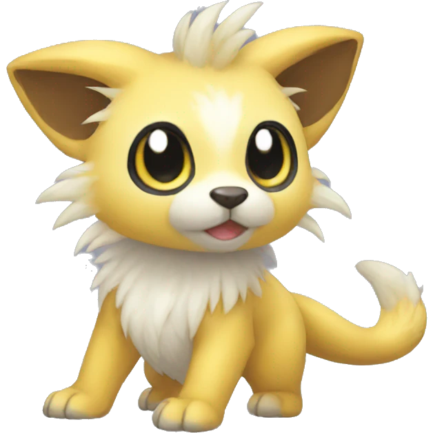 Cute cool animal hybrid Fakemon emoji