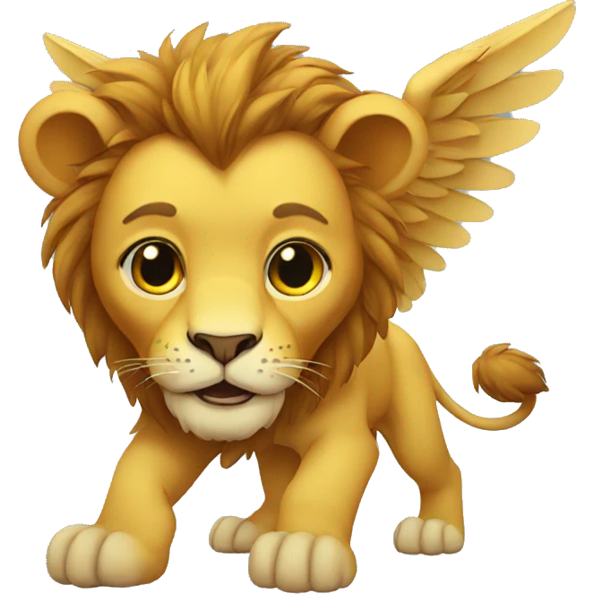 Lion with wings emoji