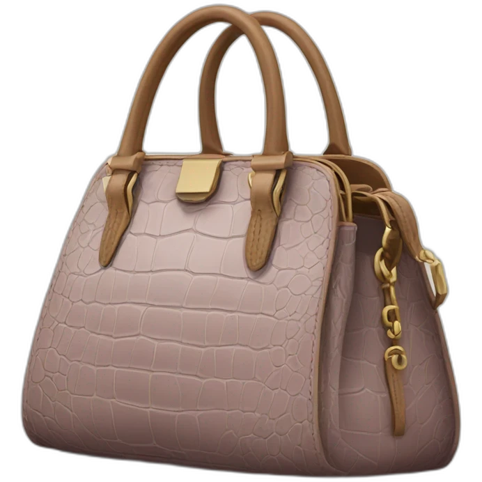 Handbag ccicodrile emoji