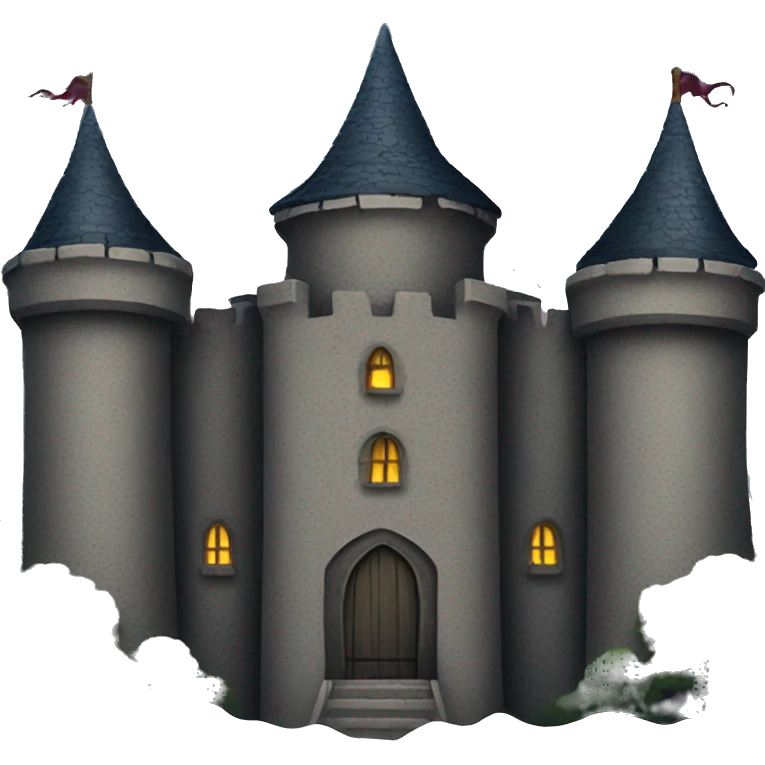 Dark castle emoji