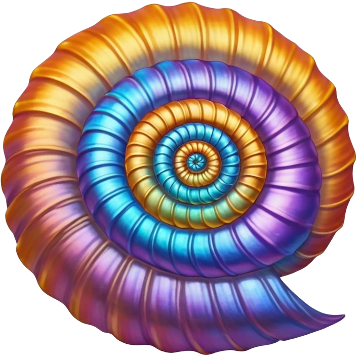 Maui sunrise shell emoji
