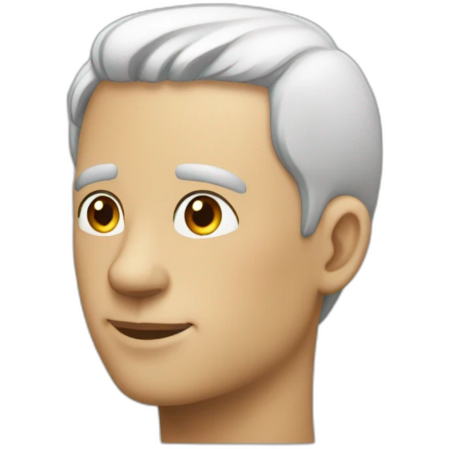 homme qui leve le bras gauche de profil emoji